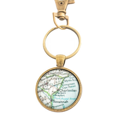 City of Charleston Key Ring | Bronze