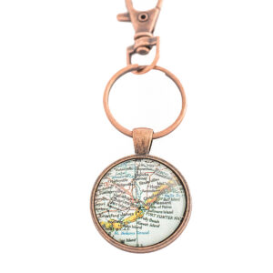 Coast of Charleston Key Ring | Copper