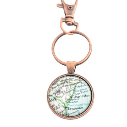 City of Charleston Key Ring | Copper