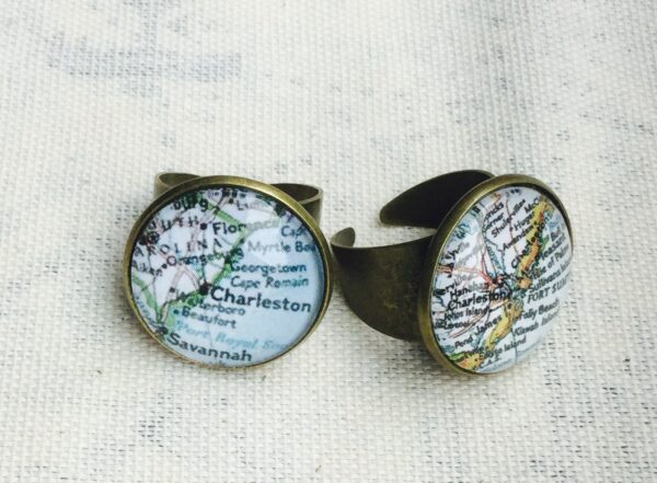 City of Charleston Ring | Silver Plated